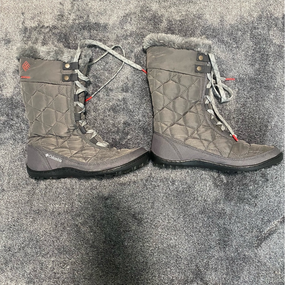 Tall hiking boots